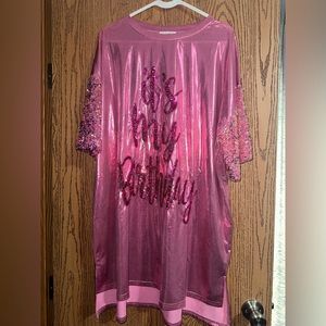 Birthday T shirt dress size large
